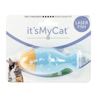 لعبة الليزر للقطط على شكل سمكة
