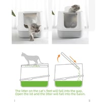 ليتر بوكس مغلق لحبس الروائح الكريهة