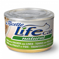 لايف كات طعام رطب تونا ودجاج وكبدة 150 جرام