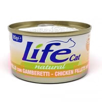 لايف كات طعام رطب فيليه الدجاج مع الروبيان 85 جرام