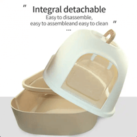 ليتر بوكس مغلق حجم كبير مع مجرفة وفلتر ماص للروائح...