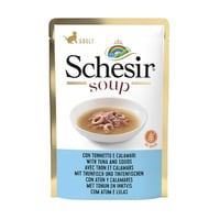 شيزر طعام رطب للقطط تونا مع الحبار بالحساء 85 جرام