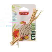 زولكس لعبة كرتون على شكل بيضاوي مع ريشه لللقطط