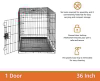 قفص للكلاب والقطط (91.4×58.4×63.5) سم