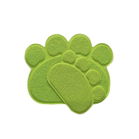 حصيرة لليتر بوكس واطباق الاكل والخدش مقاس كبير للق...