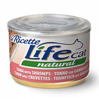 كرتون لايف كات طعام رطب تونة مع روبيان 150 جرام 12...