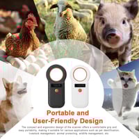 قارئ شريحة مايكروشيب للحيوانات الاليفة لون اسود