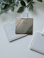 توزيعات مرايا جلد مربع