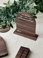 6 استاند خشبي ثلاث قرون