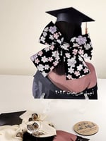 كرت مشبك شعر أجمل خريجات