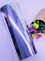 رول فينيل اسطح فضي مرايا اوراكل 50 متر