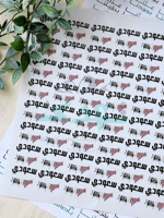 استكر DTF اسطح شماغ سعودي