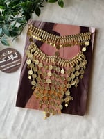 برقع تراثي ذهبي