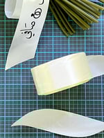 شريط ساتان سكري عريض