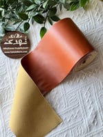 شريط جلد بني عرض 10 سم