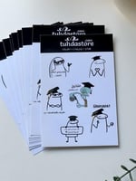 12 شيت استكر فيس تخرج