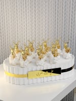 درزن زينه تغليف قماش ابيض