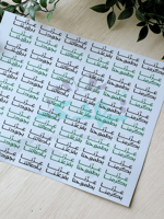 استكر DTF اسطح العبارات