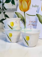 فنجان قهوة بطباعة