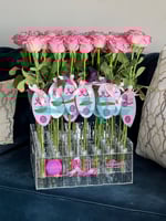 24 وردة طبيعي