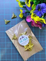 درزن قواعد زوايا ذهبي برأس مثلث