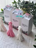 توزيعات شموع العروسة