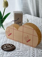 4 استاند مناديل بباقة