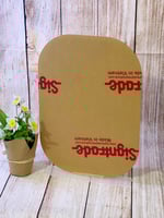 لوح اكريلك ثلجي زوايا مقوسه A3 مع قاعده