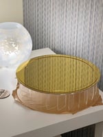 صينية تقديم اكريلك مرايا دائرية