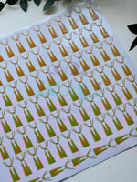 استكر DTF اسطح دناديش برتقالي