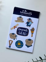 12 شيت استكر تخرج لطيف