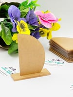 درزن اكريلك نصف مقوس ميني بقاعدة