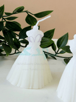 شموع فستان عروس