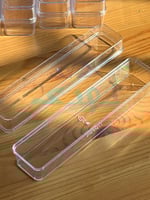 علب اكريلك مستطيلة بغطاء