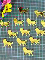 حفر اسم لوقو أسد اكريلك