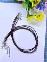 5 سلسال تعليقه جلد أسود