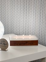 شمعة 3 فتلات