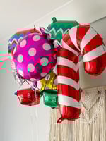 3 بالون قصب حلوى