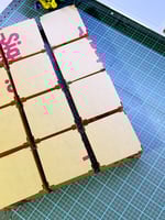 درزن بوكسات اكريلك شفاف صغيره ( 8.8.4 ) سم