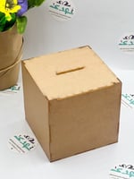 اكريلك شفاف حصالة 10*10 سم