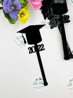 درزن اعواد قبعة تخرج اكريلك