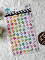 مغلف استكر نجوم ملونة متساوية