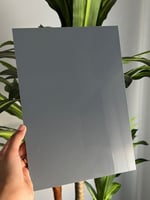 لوح اكريلك رمادي مستطيل