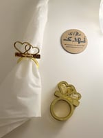 درزن حلقة اكريلك مناديل طاوله