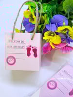 درزن اكياس welcome baby وردي