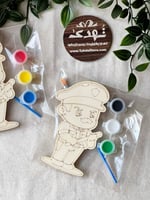 6 خشبيات تلوين جندي