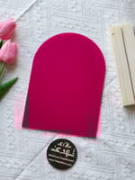 لوح اكريلك فوشي مقوس