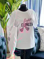 تيشيرت طباعة حارب السرطان