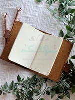دفتر نوت جلد فخم مع طباعه شعار