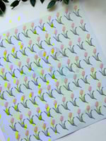 استكر DTF اسطح توليب أصفر